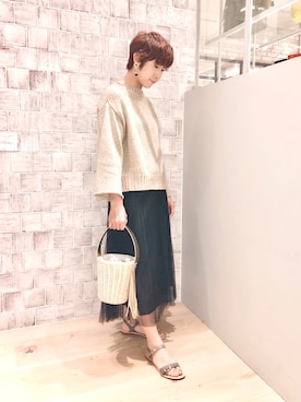 「LOWELL things（ロウェル　シングス）のアイテム」を使った、yuriさんさん（レディース・160cm）の春コーディネート