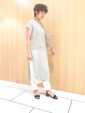 「ニットワンピ」｜yuriさんさん（レディース・160cm）の春コーディネート