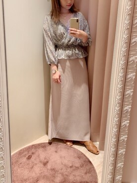 ヤマグチさん（レディース・157cm）の春コーディネート