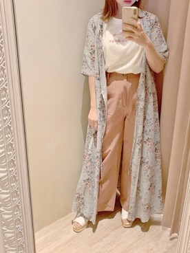 ヤマグチさん（レディース・157cm）の夏コーディネート