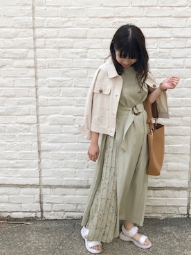 ヤマグチさん(レディース・157cm)の夏コーディネート