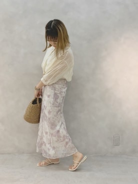 ヤマグチさん（レディース・157cm）の夏コーディネート