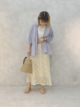 ヤマグチさん（レディース・157cm）の夏コーディネート