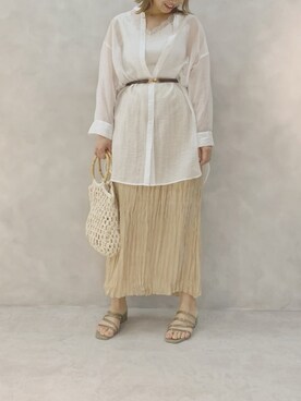 ヤマグチさん（レディース・157cm）の夏コーディネート