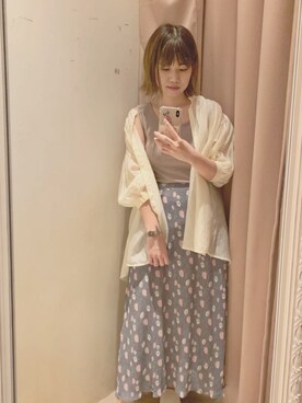 ヤマグチさん（レディース・157cm）の夏コーディネート