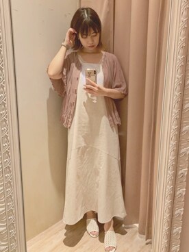 ヤマグチさん（レディース・157cm）の夏コーディネート