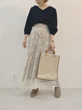 ヤマグチさん（レディース・157cm）の秋コーディネート