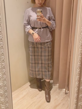 ヤマグチさん（レディース・157cm）の秋コーディネート