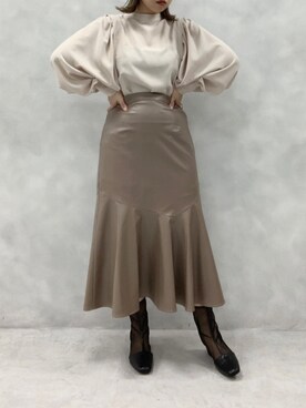 ヤマグチさん（レディース・157cm）の冬コーディネート