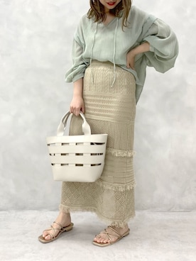 ヤマグチさん（レディース・157cm）の夏コーディネート