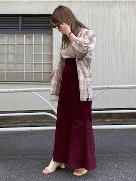 ヤマグチさん（レディース・157cm）の夏コーディネート