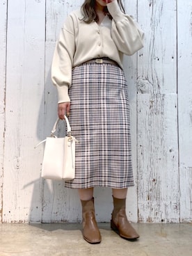 ヤマグチさん（レディース・157cm）の秋コーディネート