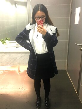 「Etam（エタム）のアイテム（ジャケット/アウター）」を使った、gigibeblyさん（レディース・165cm）の春コーディネート