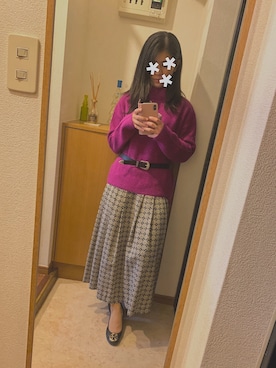 「TORY BURCH（トリーバーチ）のアイテム（パンプス）」を使った、yuriさん（レディース・157cm）の秋コーディネート