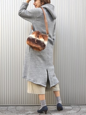 「スエット」｜「アイテム（パンプス）」を使った、matsucoさん（レディース・163cm）の秋コーディネート