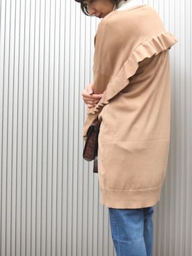 「アースカラー」｜「アイテム（ワンピース/ドレス）」を使った、matsucoさん（レディース・163cm）の冬コーディネート