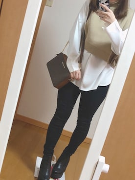 Kiki 骨格ストレート Grlのワンピースを使ったコーディネート Wear