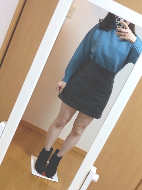 Kiki 骨格ストレート Zaraのスカートを使ったコーディネート Wear