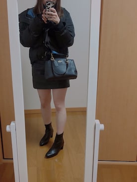Saku🌷︎骨格ストレートさん（レディース・158cm）の冬コーディネート
