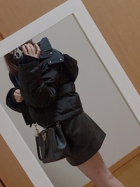 Saku🌷︎骨格ストレートさん（レディース・158cm）の冬コーディネート