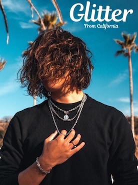 「ジュエリー」｜glitter12さん（メンズ・180cm）の夏コーディネート