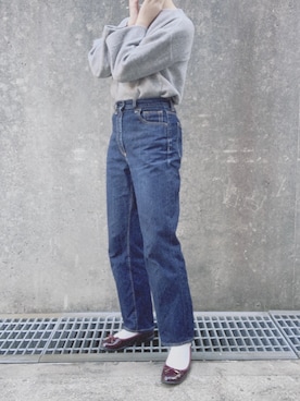 「fuwaraku（フワラク）のアイテム」を使った、𝗮𝗼𝗶さん（レディース・159cm）の秋コーディネート