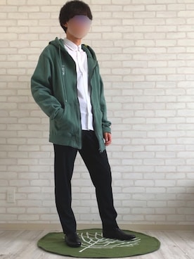 パーカーを使った みどり グリーン 緑 のメンズ人気ファッションコーディネート Wear