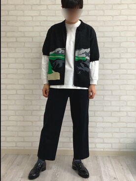 ニット セーターを使った みどり グリーン 緑 のメンズ人気ファッションコーディネート Wear