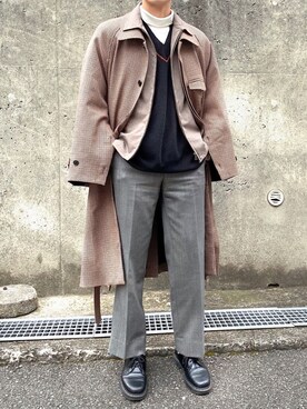 RYO TAKASHIMA（リョウタカシマ）の「Side slit balmacaan coat(Gun