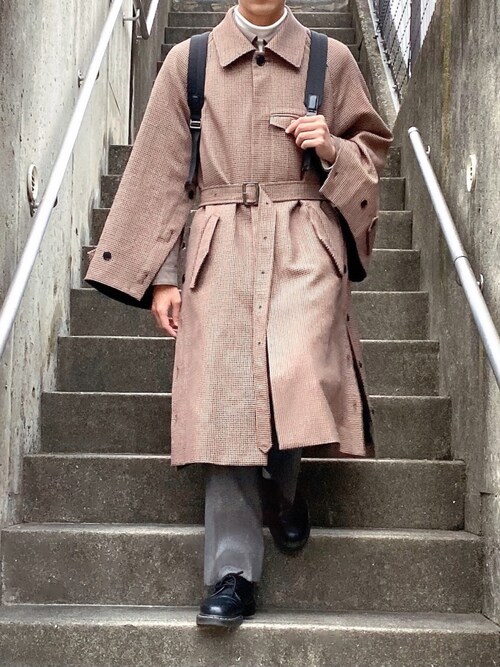 RYO TAKASHIMA（リョウタカシマ）の「Side slit balmacaan coat(Gun ...
