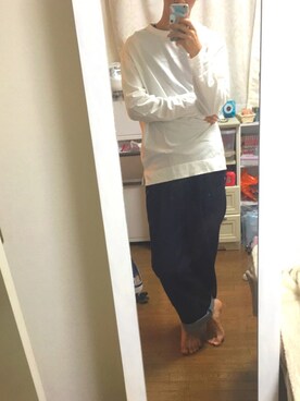 「widepants」｜こがちんさん（メンズ・183cm）の秋コーディネート