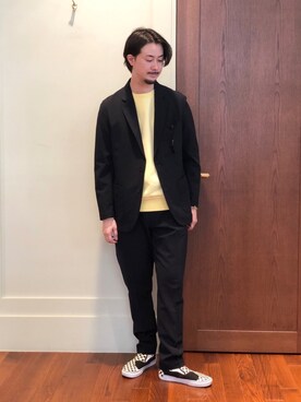 FUJIWARAさん（メンズ・177cm）の春コーディネート