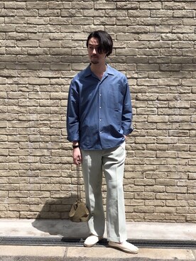 FUJIWARAさん（メンズ・177cm）の春コーディネート