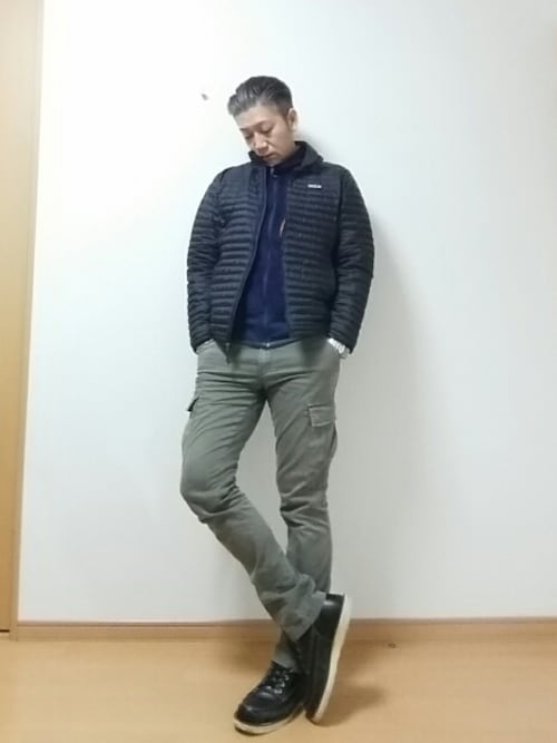 たかボンドi Patagoniaのダウンジャケット コートを使ったコーディネート Wear