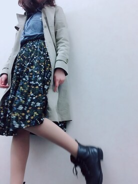 🐝🍫くそおもかたぴー🐰🍯さん（レディース・165cm）の春コーディネート