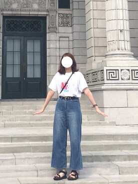 「Sentosa」｜ぐー🌵さん（レディース・171cm）の夏コーディネート