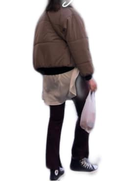 「Kastane（カスタネ）のレーヨンスラックスパンツ３（スラックス）」を使った、ぐー🌵さん（レディース・171cm）の冬コーディネート