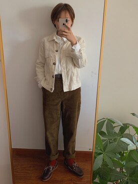 「H&M（エイチ・アンド・エム）のアイテム（ブルゾン）」を使った、sissi童鞋さん（レディース・157cm）の秋コーディネート