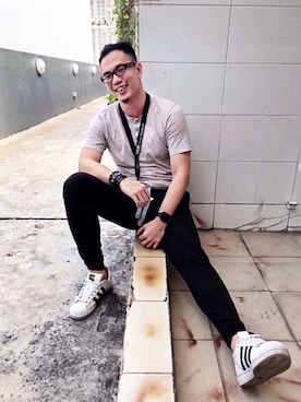 「cotton on（コットンオン）のアイテム」を使った、jonhazamさん（メンズ・176cm）の秋コーディネート