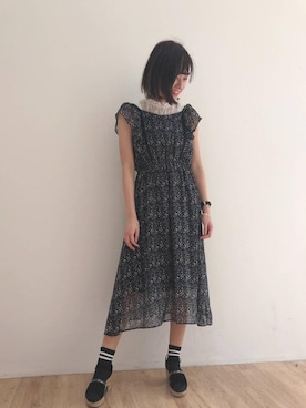 マジェスティックレゴンエスパル仙台店スタッフさん（レディース・164cm）の春コーディネート