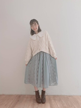 「マシュマロ」｜マジェスティックレゴンエスパル仙台店スタッフさん（レディース・157cm）の冬コーディネート