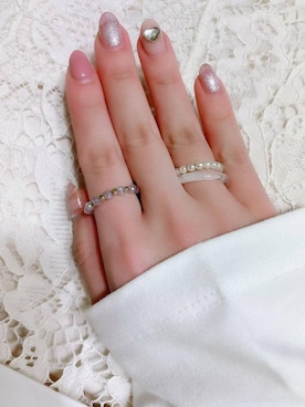 「ネイル」｜マジェスティックレゴンエスパル仙台店スタッフさん（レディース・157cm）の冬コーディネート