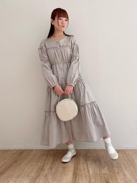 マジェスティックレゴンエスパル仙台店スタッフさん（レディース・153cm）の春コーディネート