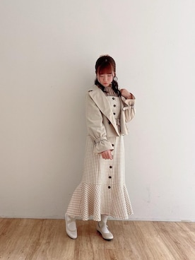 マジェスティックレゴンエスパル仙台店スタッフさん（レディース・153cm）の春コーディネート