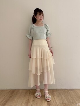 マジェスティックレゴンエスパル仙台店スタッフさん(レディース・158cm)の春コーディネート