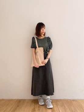 マジェスティックレゴンエスパル仙台店スタッフさん（レディース・158cm）の夏コーディネート