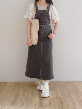 マジェスティックレゴンエスパル仙台店スタッフさん（レディース・153cm）の夏コーディネート