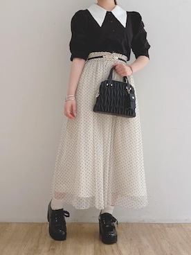 マジェスティックレゴンエスパル仙台店スタッフさん（レディース・153cm）の夏コーディネート