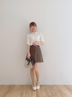 マジェスティックレゴンエスパル仙台店スタッフさん（レディース・160cm）の夏コーディネート