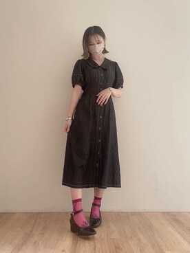 マジェスティックレゴンエスパル仙台店スタッフさん（レディース・156cm）の秋コーディネート